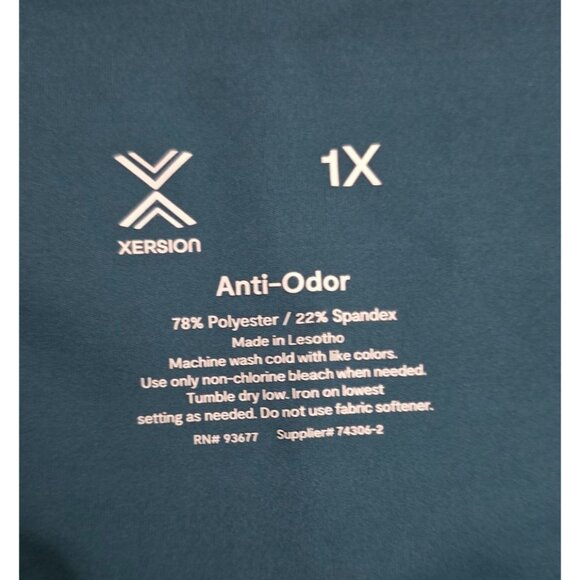 Xersion Womens Anti-Odor High-Waisted Compression Shorts - Picture 3 of 4